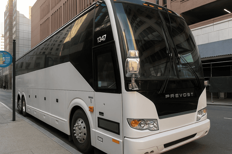 a Bus Rental Company Baytown coach bus