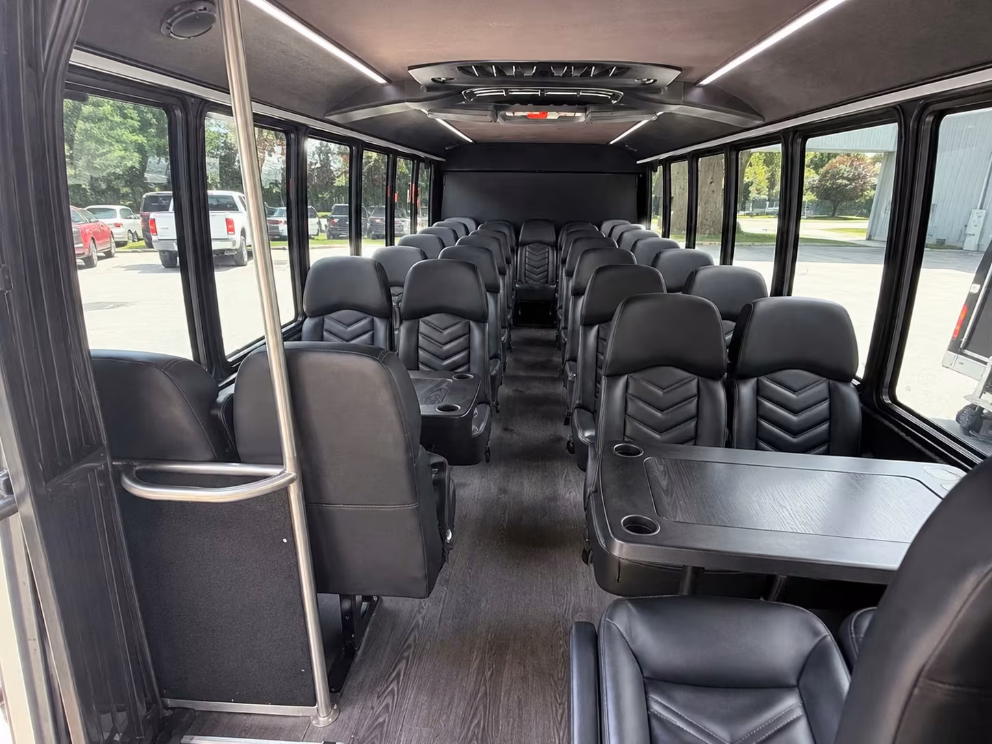 15 passenger minibus inside