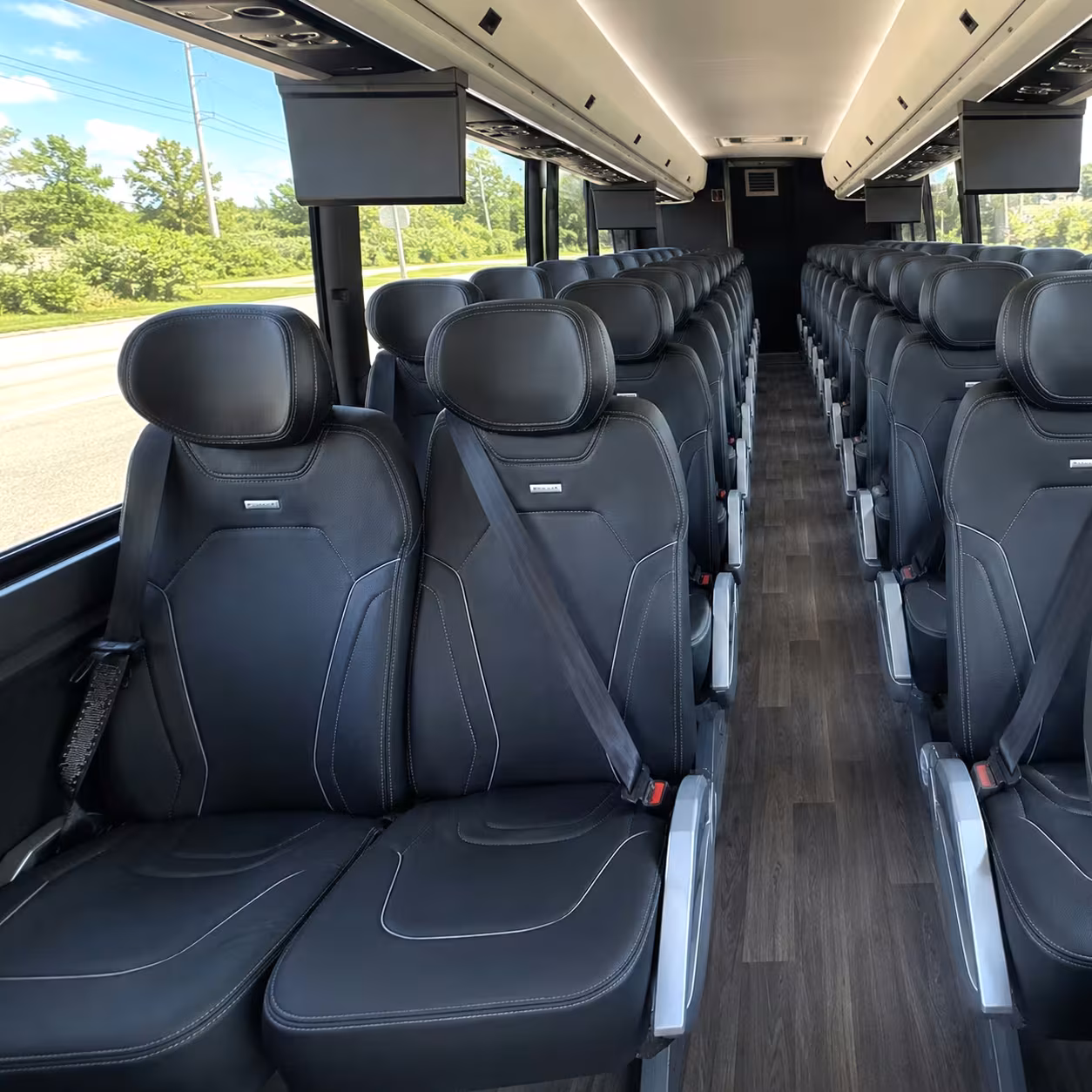 baytown charter bus rental inside